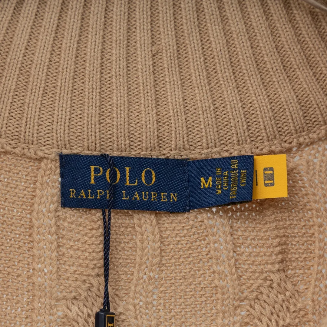P290 top version (different currencies) You can scan the QR code to enter the official website Style: Ralph Lauren POLO Ralph Lauren small label embroidered knitted old money style half-zip pullover long-sleeved sweater Color: Picture color Size: XS-XL Fabric: Pure cotton Accessories: Full set of customized accessories No gender distinction, same style for men and women